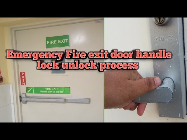 How to Release a Door Lock in an Emergency