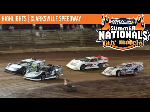 DIRTcar Summer Nationals Late Models at Clarksville Speedway July 2, 2022 | HIGHLIGHTS - dirt track racing video image