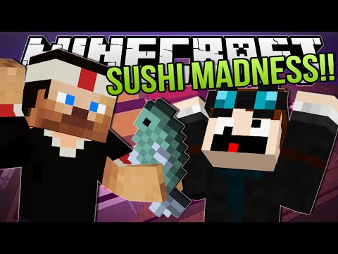 Minecraft | SUSHI MADNESS!! | Sushi-Go-Round 1.8 Minigame - UCS5Oz6CHmeoF7vSad0qqXfw