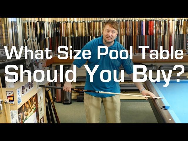 What Size Are Pool Tables?