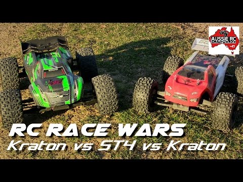 RC Race Wars: Kraton 6S vs ST4 vs Upgraded Kraton 6S - UCOfR0NE5V7IHhMABstt11kA