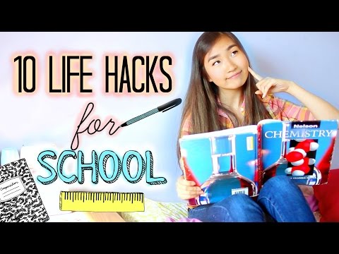 10 DIY Life Hacks for School and Studying EVERY student should know! | Study Tips and Organization - UCZll0PJXjErnm97V18BpBlQ