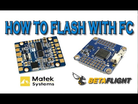 How to flash & setup Matek HUBOSD with FC F4 Betaflight - UC_YKJQf3ssj-WUTuclJpTiQ