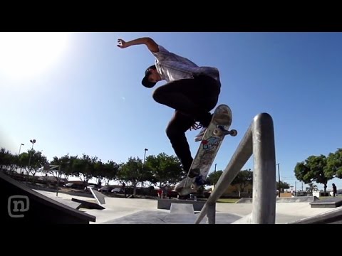 Skateboarder Carlos Vega Nollies Over Crook on NKA - UCsert8exifX1uUnqaoY3dqA