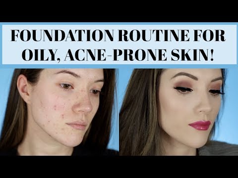 FOUNDATION ROUTINE FOR OILY, ACNE-PRONE SKIN (Long Lasting & Full Coverage) | Blair Fowler - UC48DOiEvCDu3sThBijwkQ1A