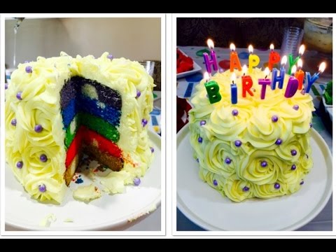 Very Colourful Layered Birthday Cake - UCoq4cyttGVBzqB5oDtSQsBA