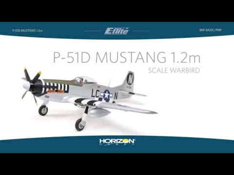 E-flite P-51D Mustang 1.2m PNP and BNF Basic with AS3X and SS - UCaZfBdoIjVScInRSvRdvWxA