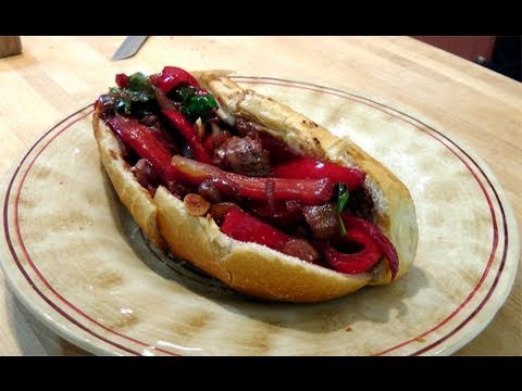 Sausage and Peppers - Italian Style - Recipe by Laura Vitale - Laura in the Kitchen Ep. 73 - UCNbngWUqL2eqRw12yAwcICg