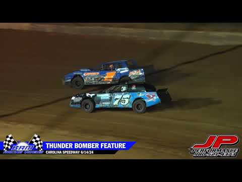 Thunder Bomber Feature - Carolina Speedway 6/14/24 - dirt track racing video image