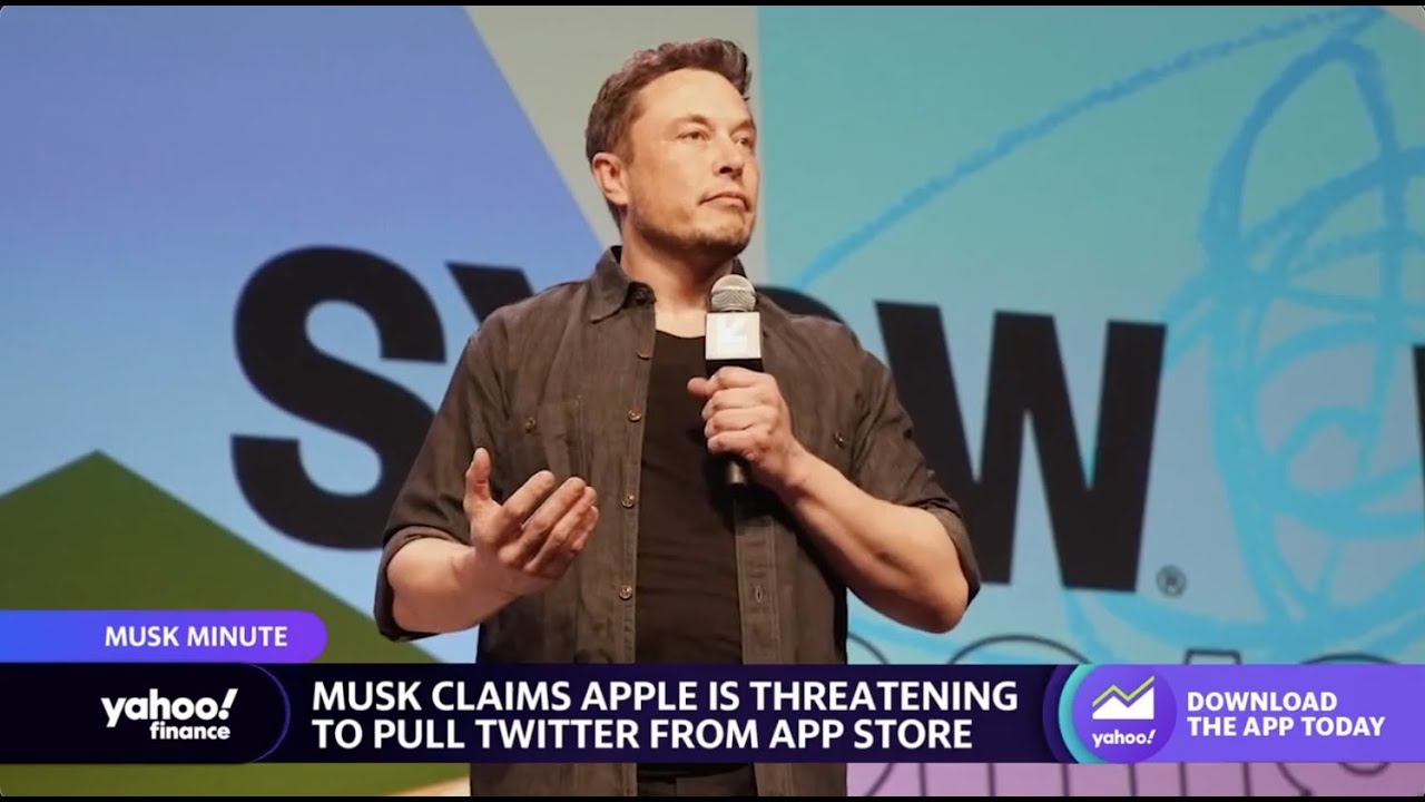 Elon Musk alleges Apple is threatening to pull Twitter from App Store