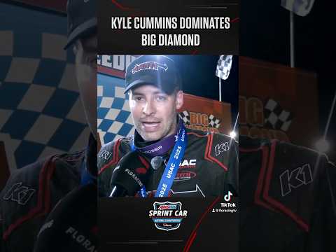 🔉🏁 Kyle Cummins 6th #usac win of the year comes during Eastern Storm in dominating fashion. 🏆 - dirt track racing video image
