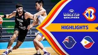 Dominant Win for the Tall Blacks | New Zealand - Philippines | Highlights - #FIBAWC 2023 Qualifiers