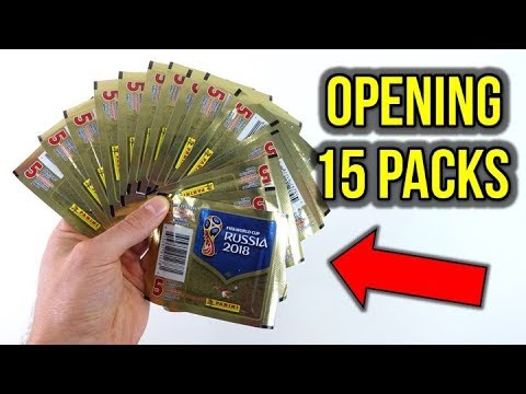 OPENING 15 PANINI 2018 WORLD CUP STICKER PACKS! - UCUU3lMXc6iDrQw4eZen8COQ