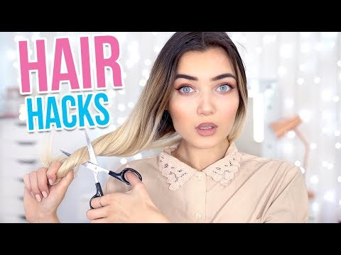 10 HAIR HACKS YOU SHOULD KNOW! HEALTHY LONG HAIR TIPS! AD - UCBKFH7bU2ebvO68FtuGjyyw