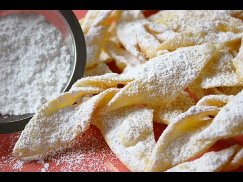 Christmas Angel Wings - Polish Chrusciki - Christmas Bow Ties Recipe - UCn0NTkWyvU1eLfLAN8yMpGA