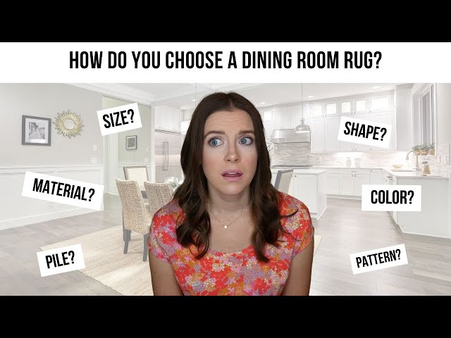 What Size Rug Do You Need for Your Dining Table?