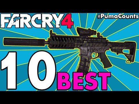 Top 10 Best Guns and Weapons to Carry for your Far Cry 4 Loadouts #PumaCounts - UCbbwieYl0WBCPsXB9uKvVUA