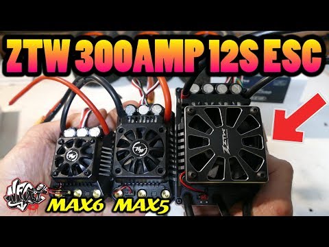 ZTW 300AMP 12S ESC BEAST PRO! Unboxing & Comparison Between MAX5 & MAX6 - UC1JRbSw-V1TgKF6JPovFfpA