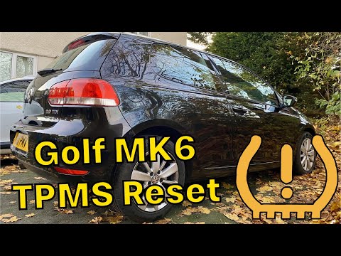 Как сбросить датчик давления в шинах TPMS на Volkswagen Golf 6: пошаговое руководство