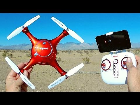 Syma X5UW Altitude Hold Camera Drone Flight Test Review - UC90A4JdsSoFm1Okfu0DHTuQ