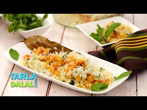 काबुली चना बिरयानी / छोले बिरयानी (Kabuli Chana Biryani / Chole Biryani) by Tarla Dalal - UCYRRwNWXxCKFaVjFuXo1I8Q