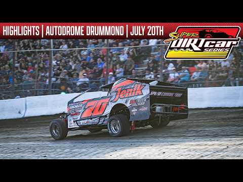 Super DIRTcar Series Big Block Modifieds | Autodrome Drummond | July 20, 2026 | HIGHLIGHTS - dirt track racing video image
