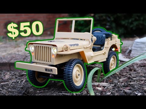 JJRC Q65 RC Army Truck 4WD Scale Crawler Front Yard Fun - TheRcSaylors - UCYWhRC3xtD_acDIZdr53huA