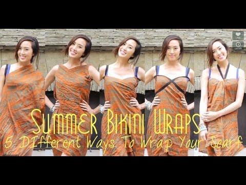 Summer Bikini Wraps- 5 Different Ways To Wrap Your Scarf - UCZpNX5RWFt1lx_pYMVq8-9g