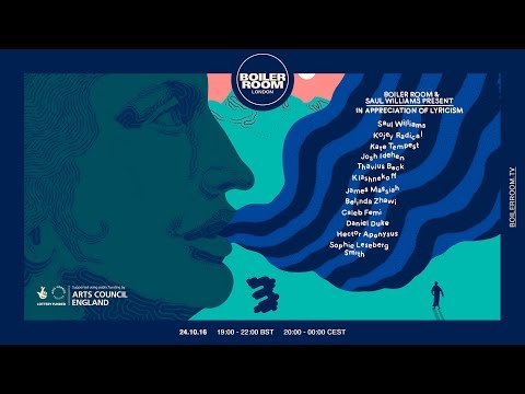 Boiler Room x Saul Williams Presents: In Appreciation Of Lyricism - UCGBpxWJr9FNOcFYA5GkKrMg