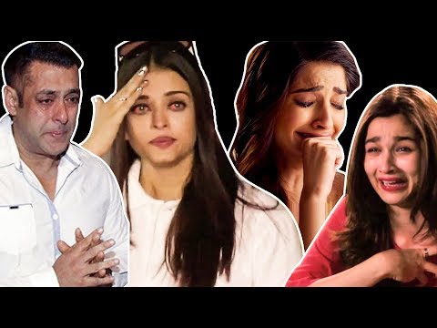 WATCH Bollywood | Top 10 Celebrities CAUGHT CRYING On Camera | Salman Khan, Aishwarya Rai, Alia Bhatt, Sonam Kapoor #India #Celebrity