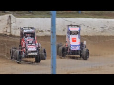 Waikaraka Park Speedway - World Midgets Series Round 4 Heats - 1/1/25 - dirt track racing video image