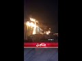 مشاهد جديدة للحريق الضخم بمديرية أمن الإسماعيلية في مصر
