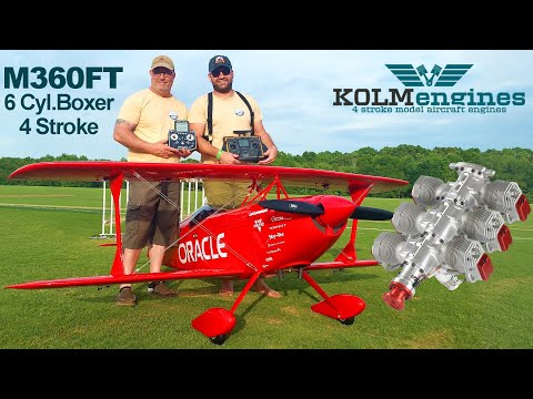 Rc Pitts With The Brand New 6 Cylinder KOLM Engine - UC1QF2Z_FyZTRpr9GSWRoxrA