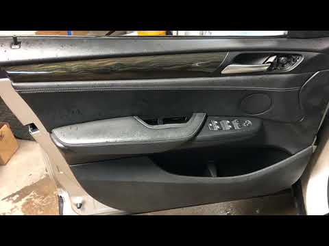 How Do You Remove The Door Panel Of The BMW X3 BMW X3 F25 MK 2