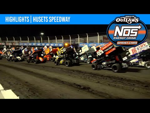 World of Outlaws NOS Energy Drink Sprint Cars Huset’s Speedway, August 22, 2021 | HIGHLIGHTS - dirt track racing video image