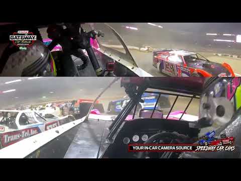 #LIL91 Carter Schlenk at the Gateway Dirt Nationals 2024 Super Late Model - dirt track racing video image