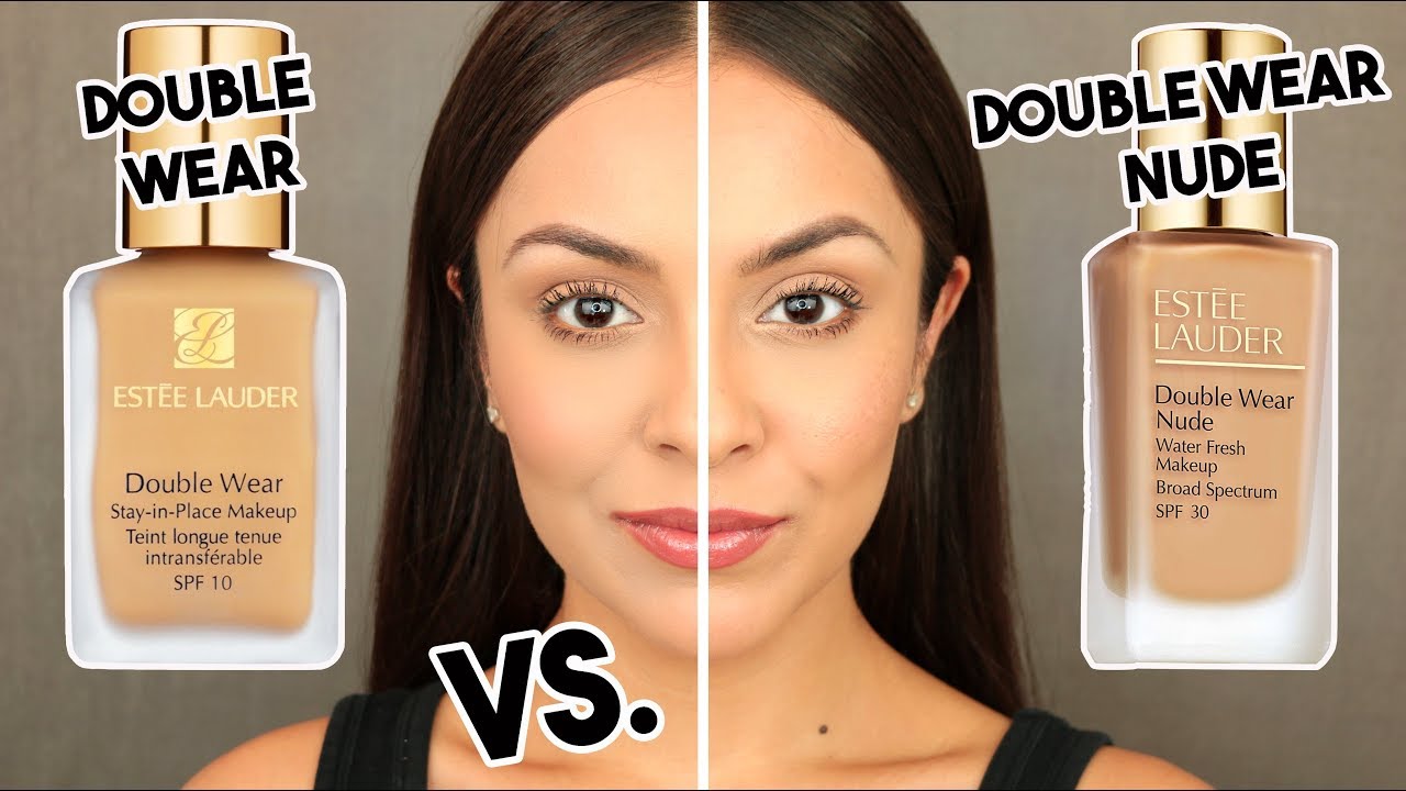 Estee Lauder DOUBLE WEAR NUDE Water Fresh Foundation VS DOUBLE WEAR