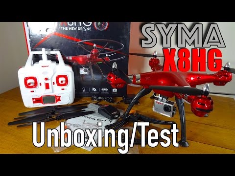 Syma X8HG Unboxing and Quick Test - UC2c9N7iDxa-4D-b9T7avd7g