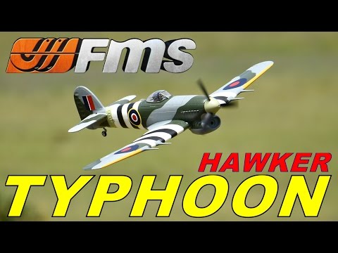 FMS Hawker TYPHOON 1100mm UNCUT FLIGHT DEMO By: RCINFORMER - UCdnuf9CA6I-2wAcC90xODrQ