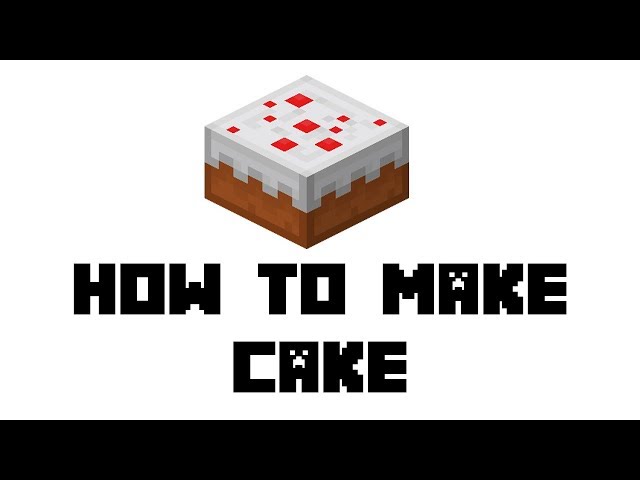 How to make Cake in Minecraft