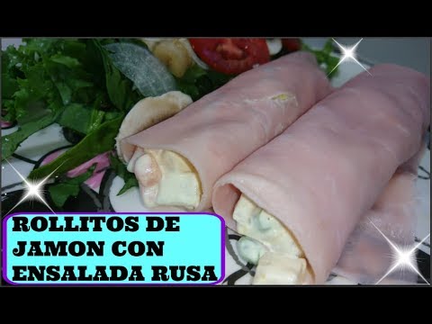 Ensalada Rusa / Rollitos de Jamón Económica Fácil y Deliciosa - UC-niOjkqU1rwu4MiHT3nzUw