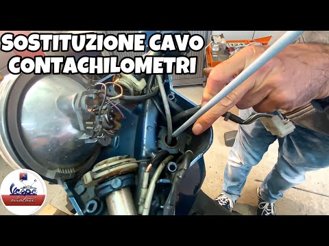 Come sostituire il cavo del contachilometri della Vespa Pk 50