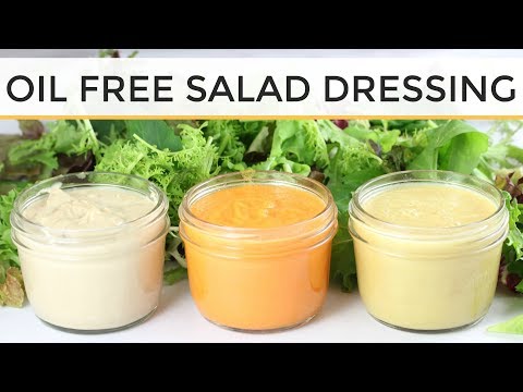 3 DIY Oil Free Salad Dressing Recipes | Easy + Healthy - UCj0V0aG4LcdHmdPJ7aTtSCQ