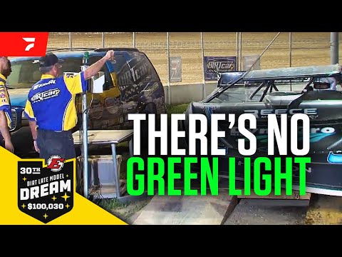 There's No Green Light: 2015 Dirt Late Model Dream at Eldora Speedway - dirt track racing video image