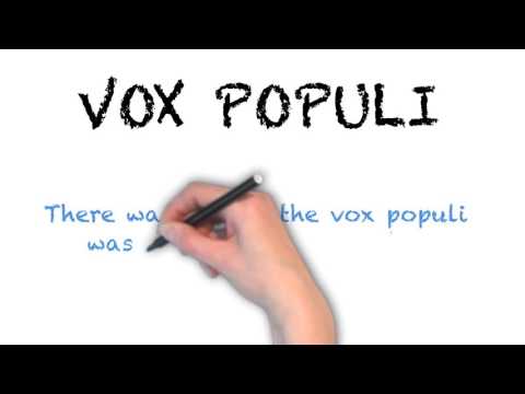 How to Pronounce 'VOX POPULI' - English Pronunciation