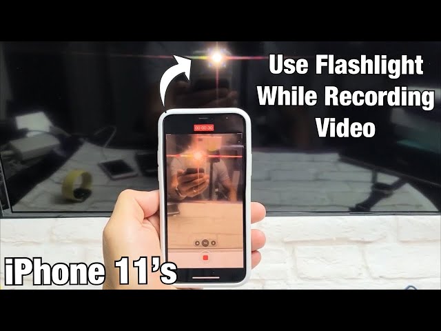 How To Keep Flashlight On In Camera Iphone 11