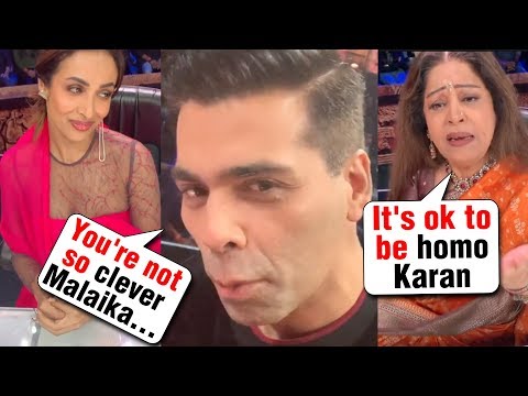  WATCH #Bollywood | Karan Johar FINDS Malaika Arora DUMB, Kirron Kher Says to Karan Johar: It is OK To Be HOMOSEXUAL #India #Celebrity