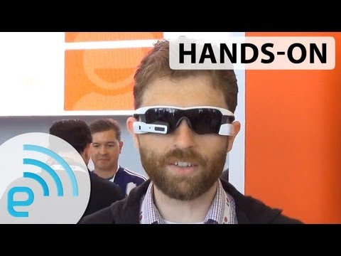 Recon Instruments Jet heads-up display sunglasses | Engadget at Google I/O 2013 - UC-6OW5aJYBFM33zXQlBKPNA