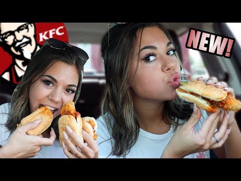 TRYING KFC'S 3 NEW CHICKEN SANDWICHES! MUKBANG