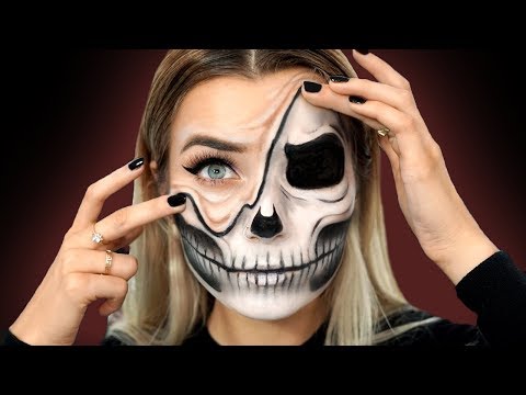 HALF SKULL PEELING SKIN HALLOWEEN MAKEUP TUTORIAL + PRIMARK GIVEAWAY ad - UCBKFH7bU2ebvO68FtuGjyyw